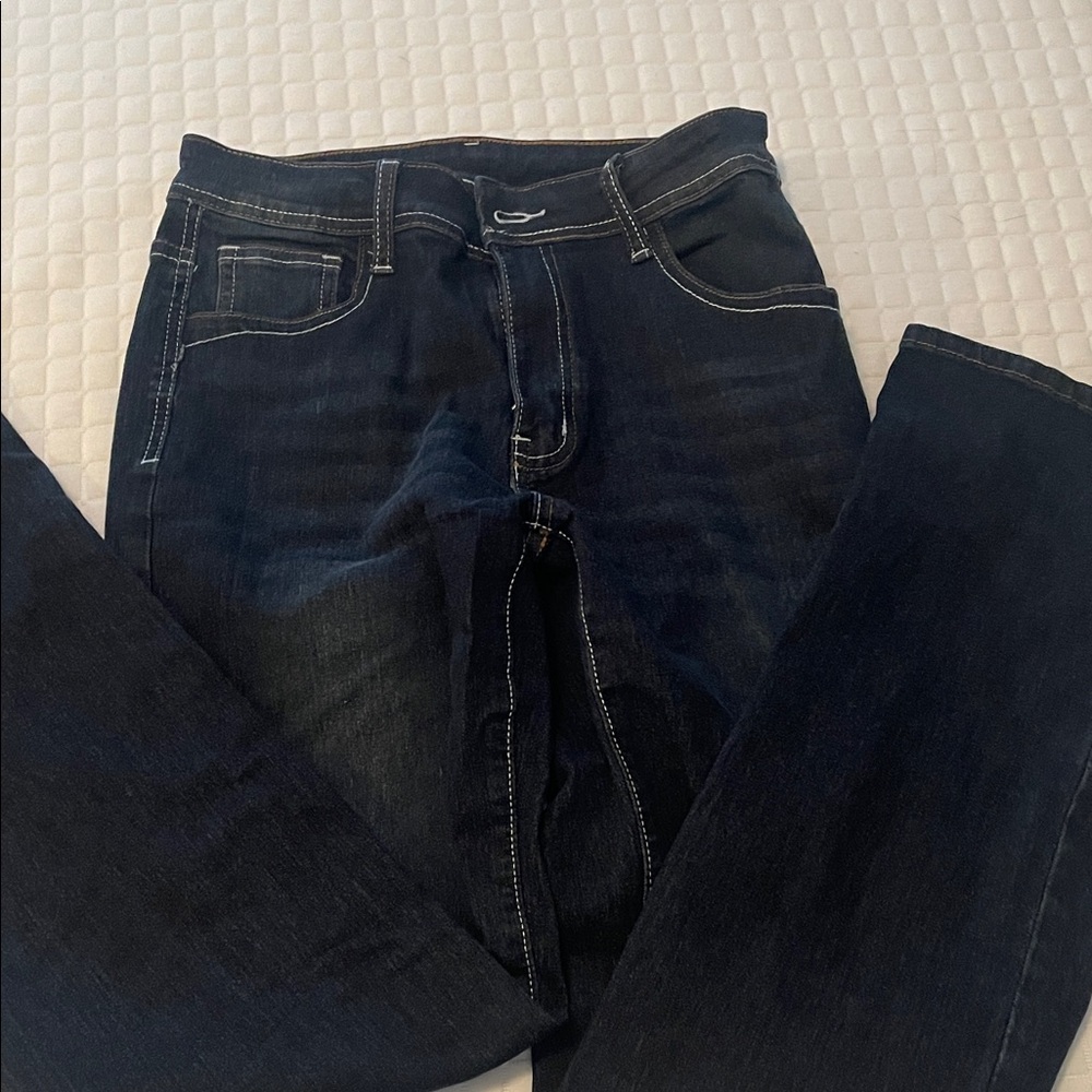 Women's Dark Blue Boot Cut Jeans
